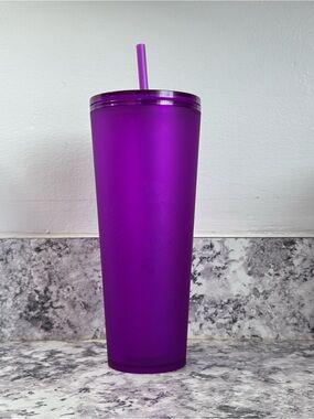Starbucks Purple Matte Frosted 24oz Cold Cup NWT